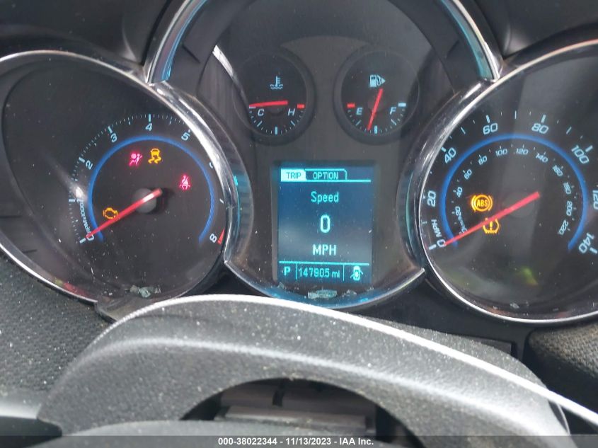 2014 CHEVROLET CRUZE LT - 1G1PE5SB2E7253419