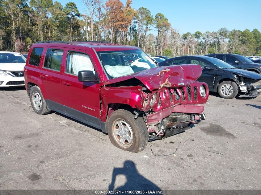 2015 JEEP PATRIOT SPORT - 1C4NJPBB6FD273911