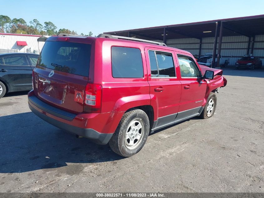 2015 JEEP PATRIOT SPORT - 1C4NJPBB6FD273911