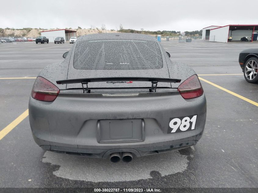 2016 PORSCHE CAYMAN GTS/S WP0AB2A88GK185427