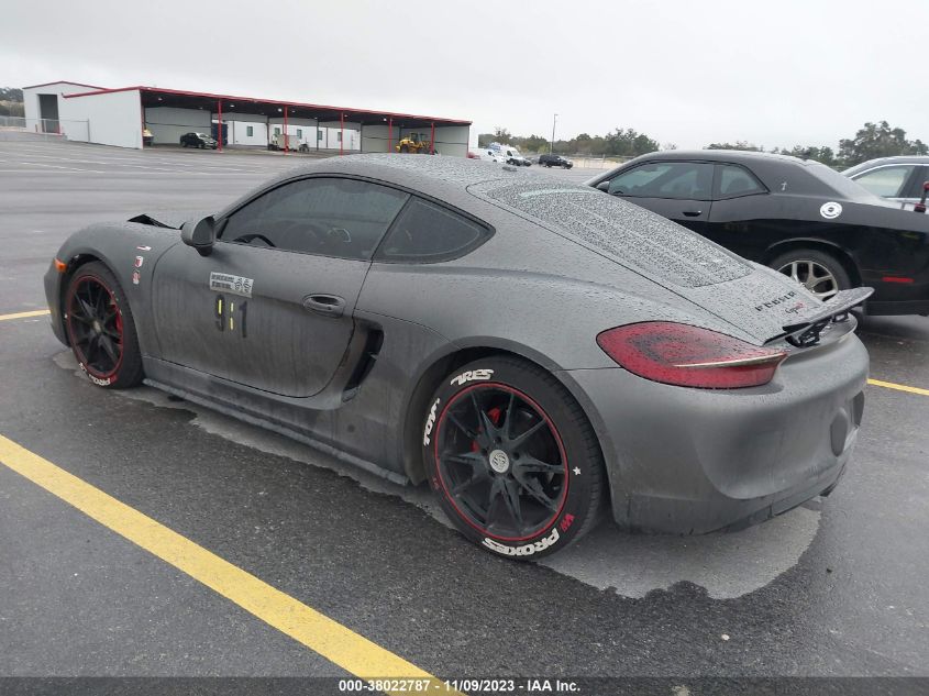 2016 PORSCHE CAYMAN GTS/S WP0AB2A88GK185427