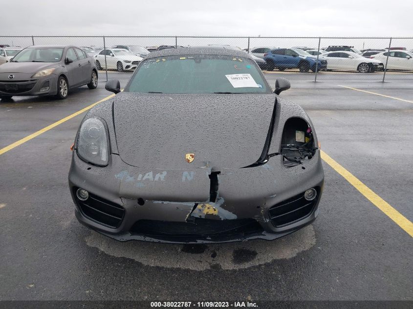 2016 PORSCHE CAYMAN GTS/S WP0AB2A88GK185427