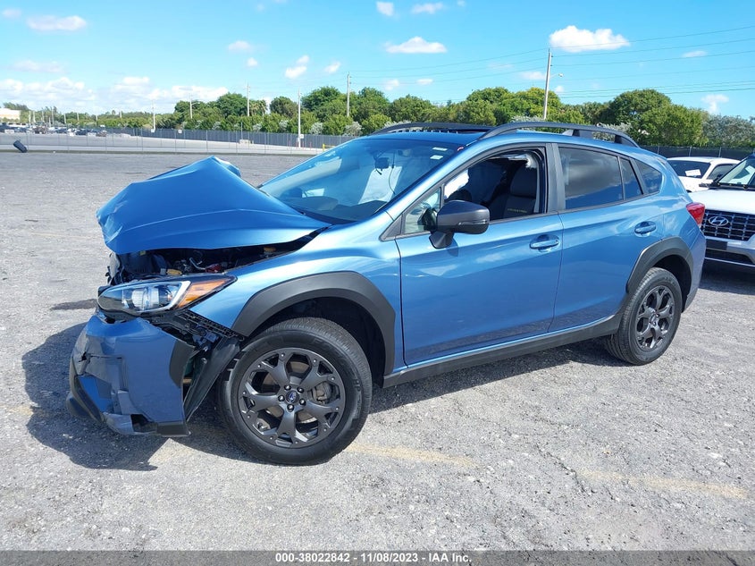 VIN JF2GTHSC8NH226292 2022 SUBARU CROSSTREK SPORT
