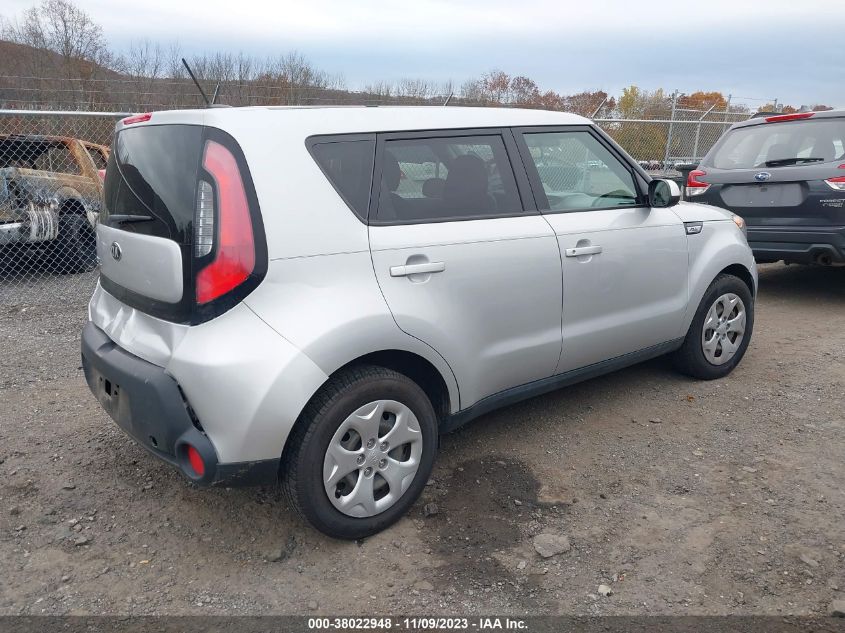 2015 KIA SOUL BASE - KNDJN2A22F7814281
