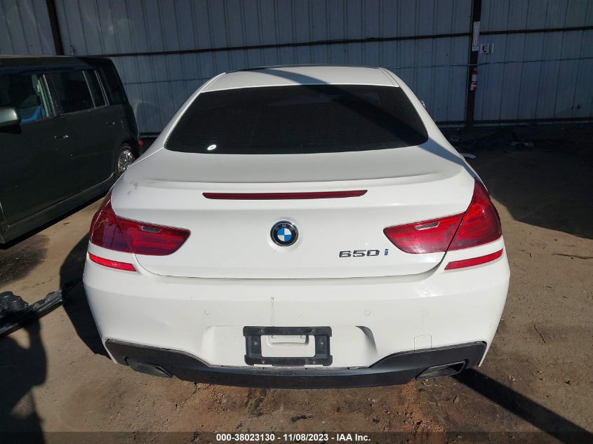 2013 BMW 650I WBAYM9C5XDDW20272