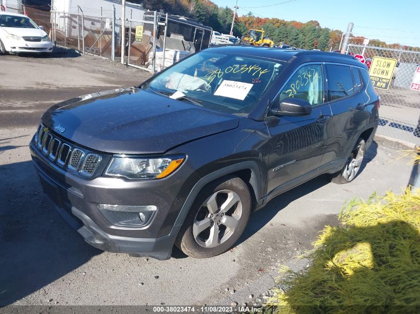 VIN 3C4NJDBB2JT107709 2018 JEEP COMPASS LATITUDE