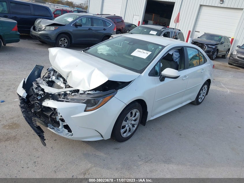 VIN 5YFEPMAE5NP366603 2022 TOYOTA COROLLA LE