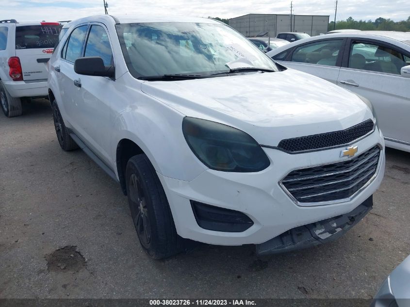 2016 CHEVROLET EQUINOX LS - 2GNALBEK6G6209530