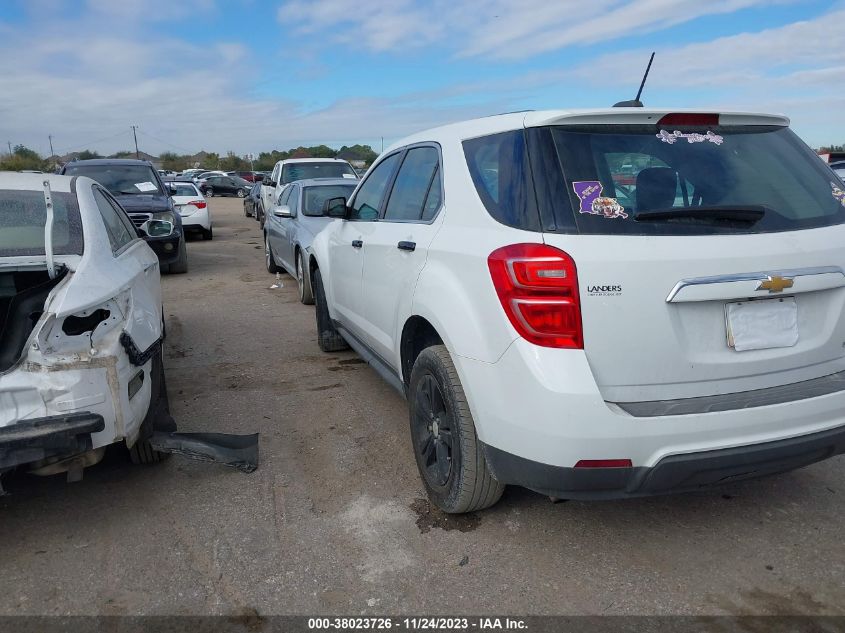 2016 CHEVROLET EQUINOX LS - 2GNALBEK6G6209530
