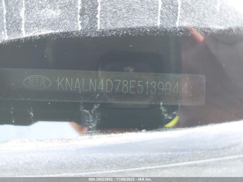 2014 KIA CADENZA PREMIUM/LIMITED KNALN4D78E5139944