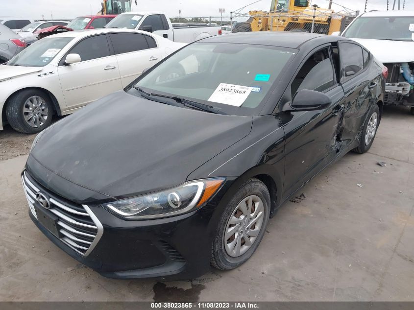 2017 HYUNDAI ELANTRA SE - 5NPD74LFXHH155612