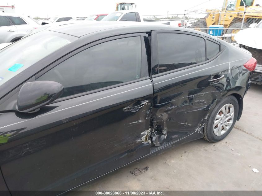 2017 HYUNDAI ELANTRA SE - 5NPD74LFXHH155612