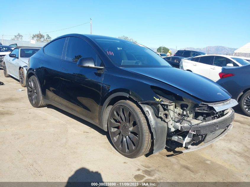 7SAYGDEF4NF409570 TESLA MODEL Y PERFORMANCE DUAL MOTOR 2022