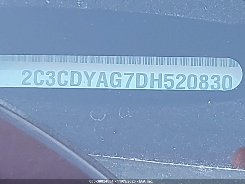 2013 DODGE CHALLENGER SXT - 2C3CDYAG7DH520830