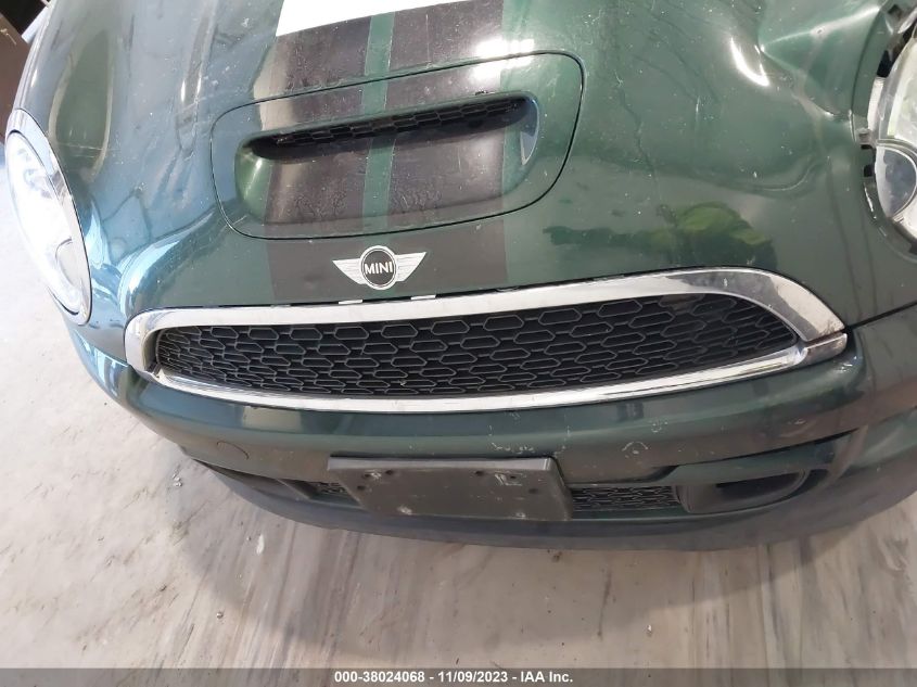 2013 MINI COUPE COOPER S WMWSX3C56DT408825