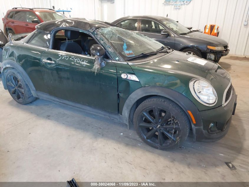 2013 MINI COUPE COOPER S - WMWSX3C56DT408825