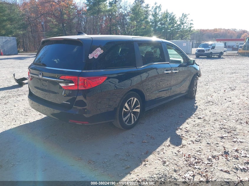 VIN 5FNRL6H89NB038749 2022 HONDA ODYSSEY TOURING
