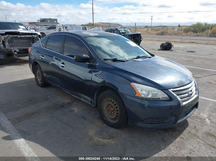 2014 NISSAN SENTRA FE+ S/FE+ SV/S/SL/SR/SV - 1N4AB7AP3EN853897