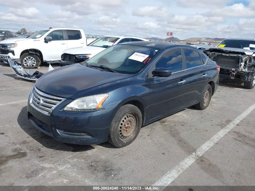 2014 NISSAN SENTRA FE+ S/FE+ SV/S/SL/SR/SV - 1N4AB7AP3EN853897