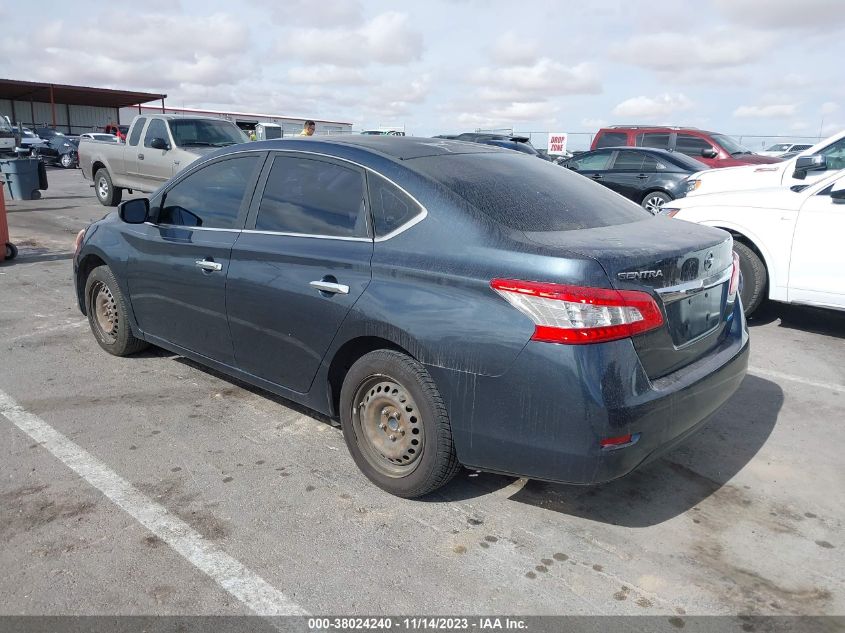 2014 NISSAN SENTRA FE+ S/FE+ SV/S/SL/SR/SV - 1N4AB7AP3EN853897