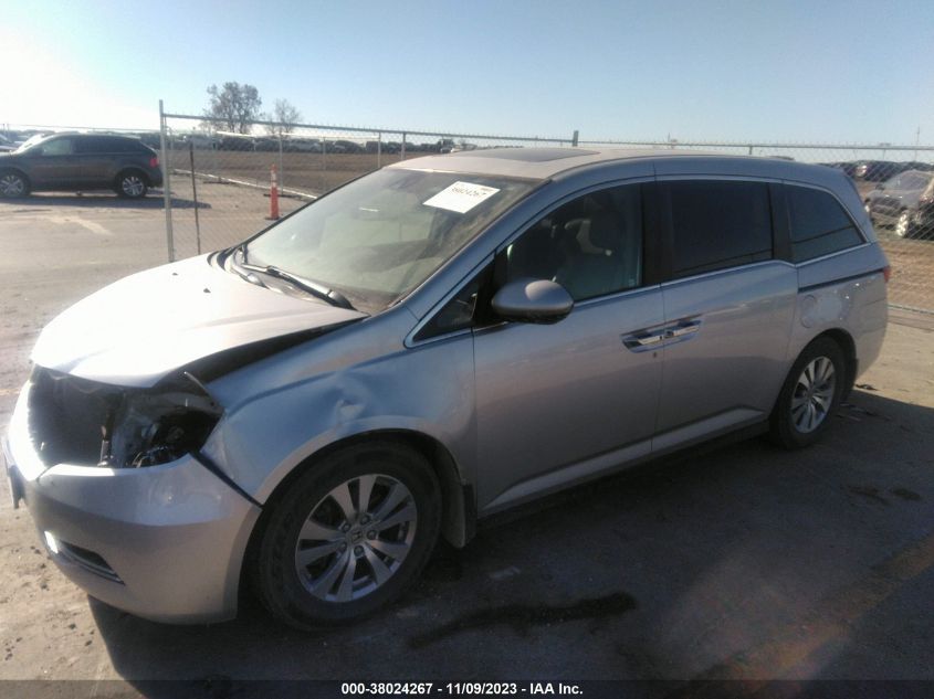 2014 HONDA ODYSSEY EXL - 5FNRL5H67EB053937