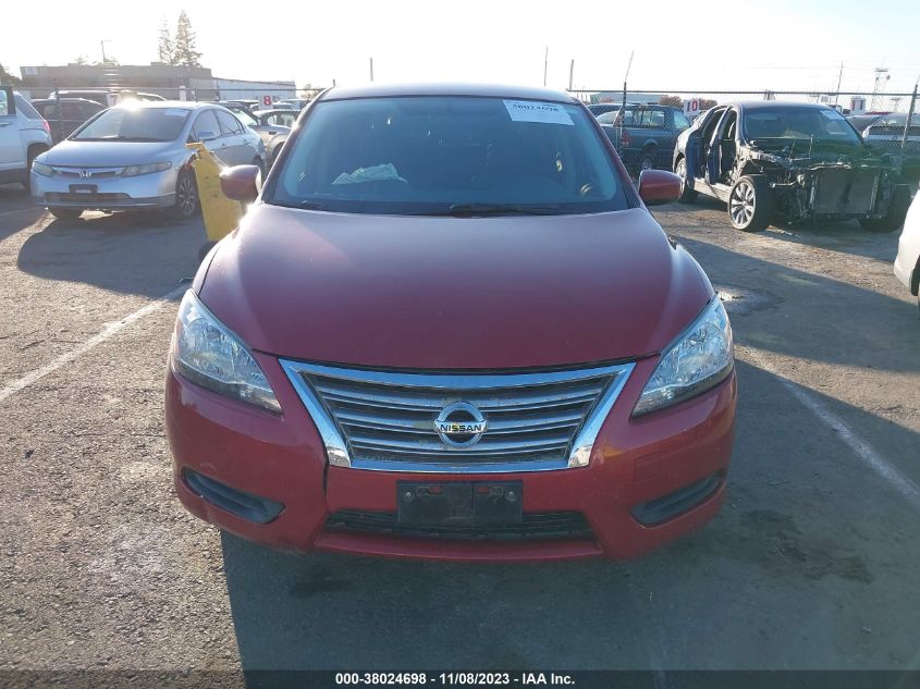 2014 NISSAN SENTRA S - 3N1AB7AP2EY252738