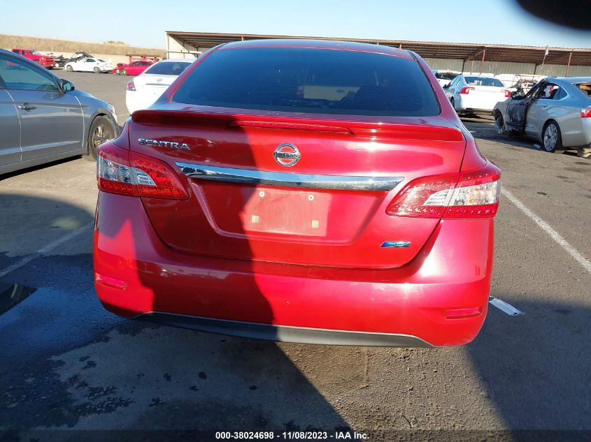 2014 NISSAN SENTRA S - 3N1AB7AP2EY252738