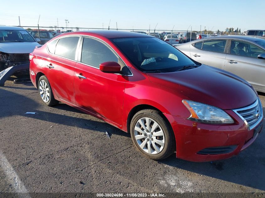 2014 NISSAN SENTRA S - 3N1AB7AP2EY252738