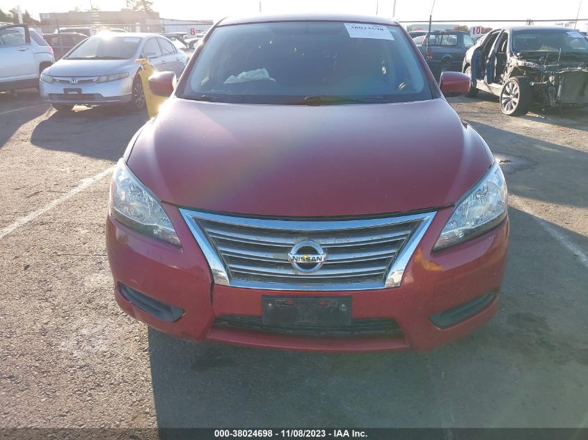 2014 NISSAN SENTRA S - 3N1AB7AP2EY252738