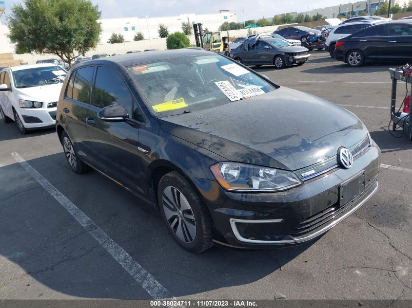 2016 VOLKSWAGEN E-GOLF SE - WVWKP7AU7GW900531