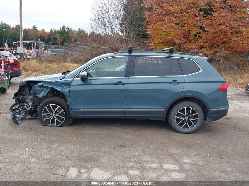 2021 VOLKSWAGEN TIGUAN SE/SE R-LINE BLACK/SEL - 3VV2B7AXXMM090284