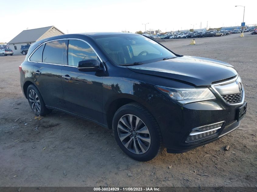 2014 ACURA MDX TECH PKG - 5FRYD3H48EB010640