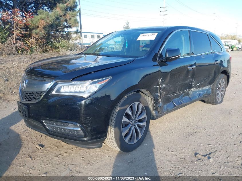 2014 ACURA MDX TECH PKG - 5FRYD3H48EB010640