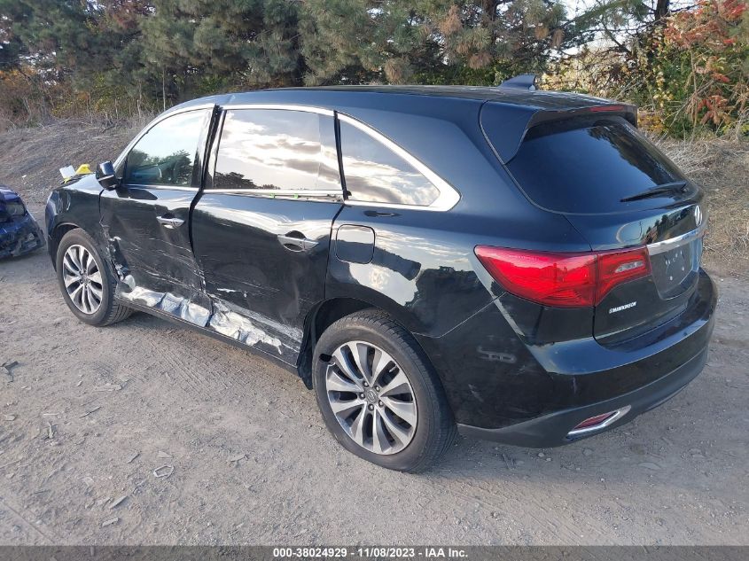 2014 ACURA MDX TECH PKG - 5FRYD3H48EB010640