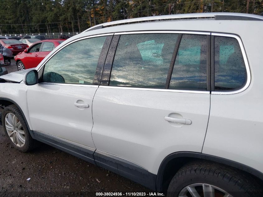 2014 VOLKSWAGEN TIGUAN SE - WVGBV3AX6EW590924