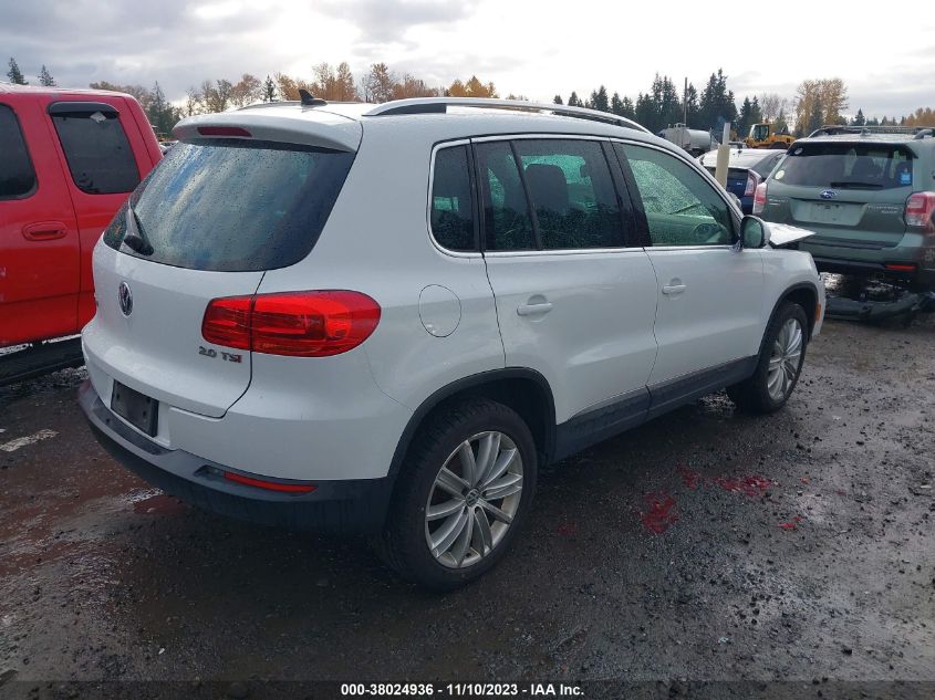 2014 VOLKSWAGEN TIGUAN SE - WVGBV3AX6EW590924