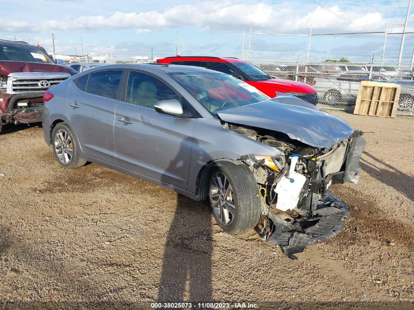 2017 HYUNDAI ELANTRA LIMITED - 5NPD84LF6HH040051