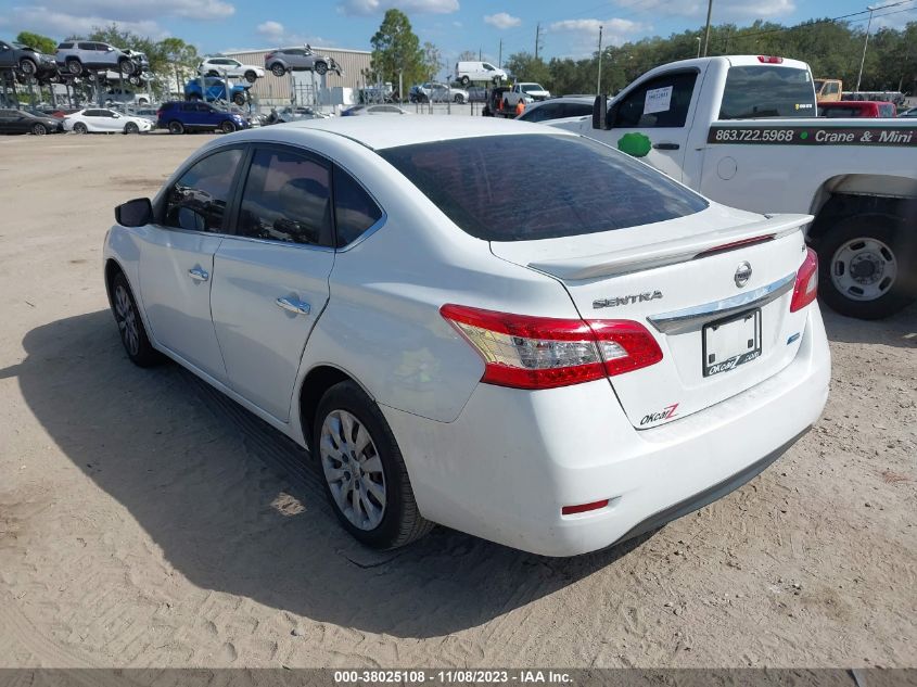 2014 NISSAN SENTRA S/SV/SR/SL - 3N1AB7AP6EY333743