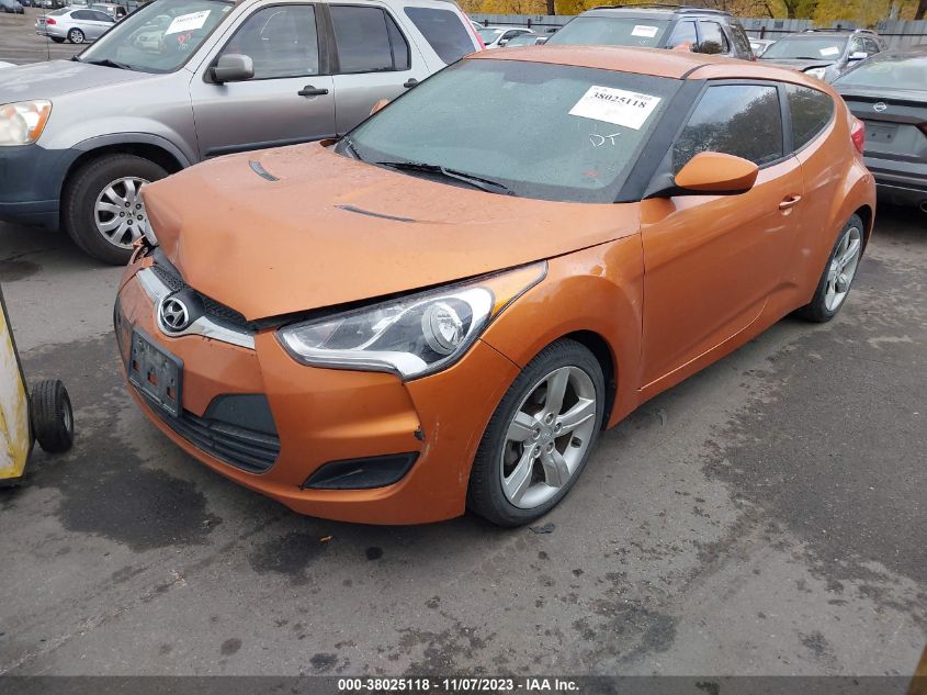 2014 HYUNDAI VELOSTER - KMHTC6AD0EU211882