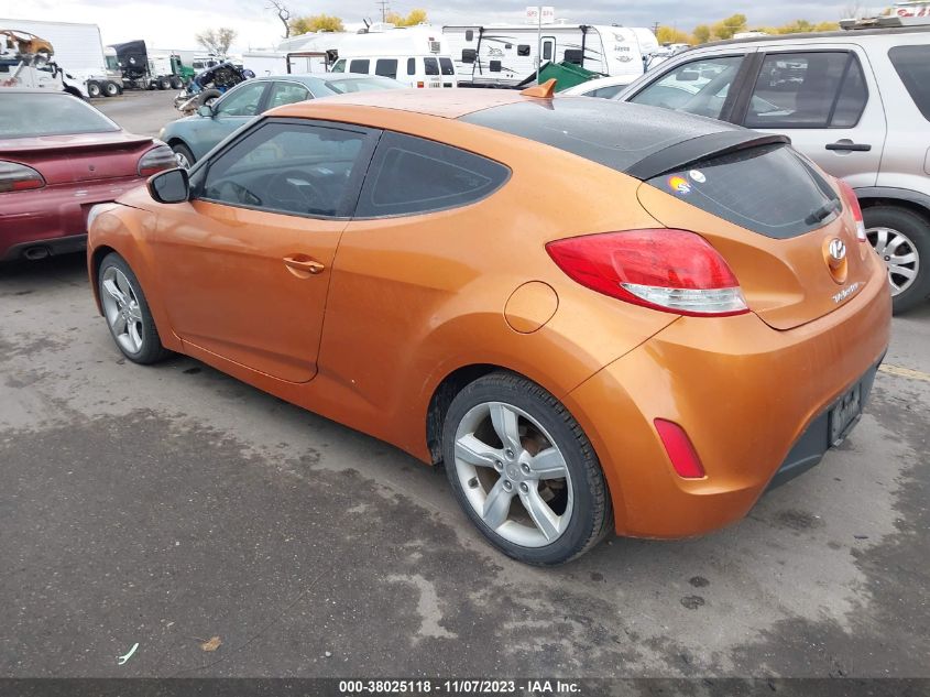 2014 HYUNDAI VELOSTER - KMHTC6AD0EU211882