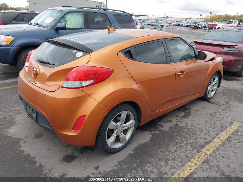 2014 HYUNDAI VELOSTER - KMHTC6AD0EU211882
