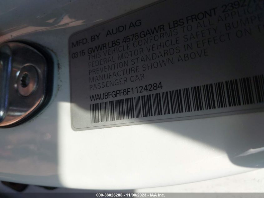 2015 AUDI A3 2.0T PREMIUM - WAUBFGFF6F1124284