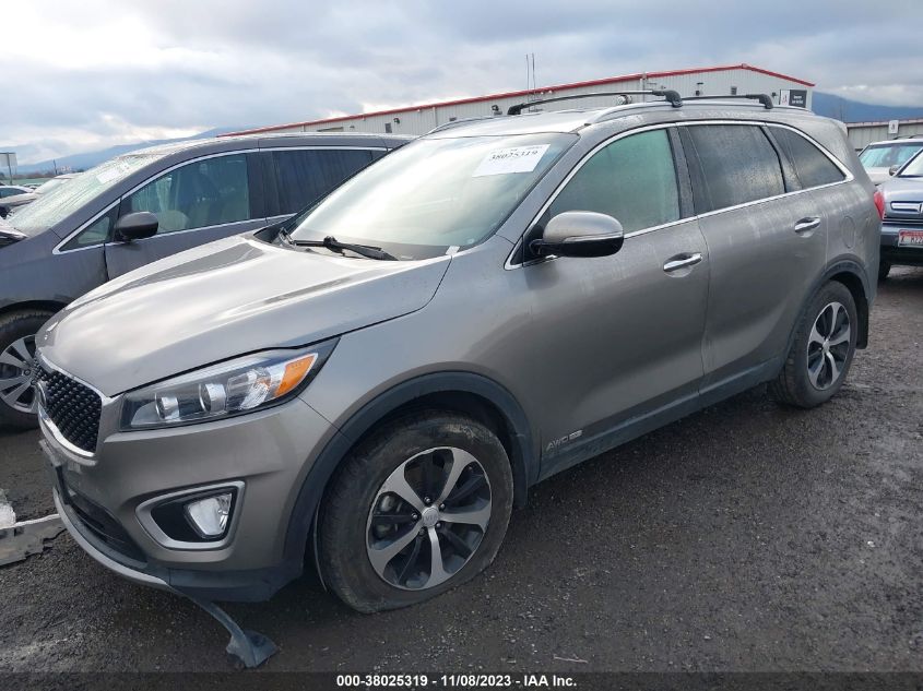 2016 KIA SORENTO EX - 5XYPHDA58GG163573