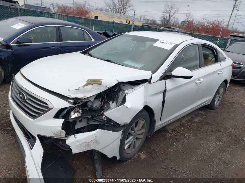 2015 HYUNDAI SONATA 2.4L SE - 5NPE24AF3FH213983