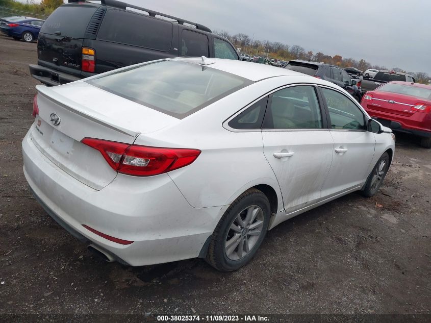 2015 HYUNDAI SONATA 2.4L SE - 5NPE24AF3FH213983