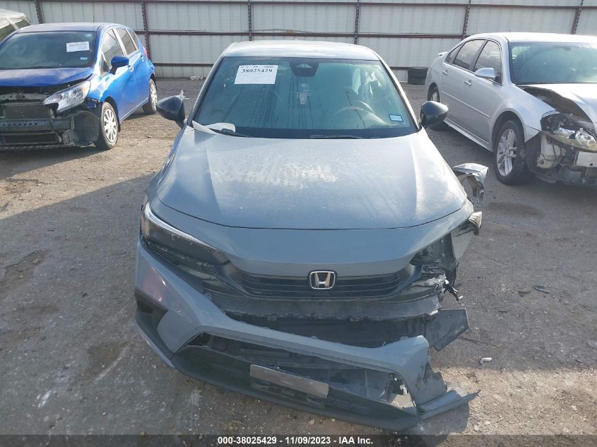 2022 HONDA CIVIC SPORT - 2HGFE2F57NH529699