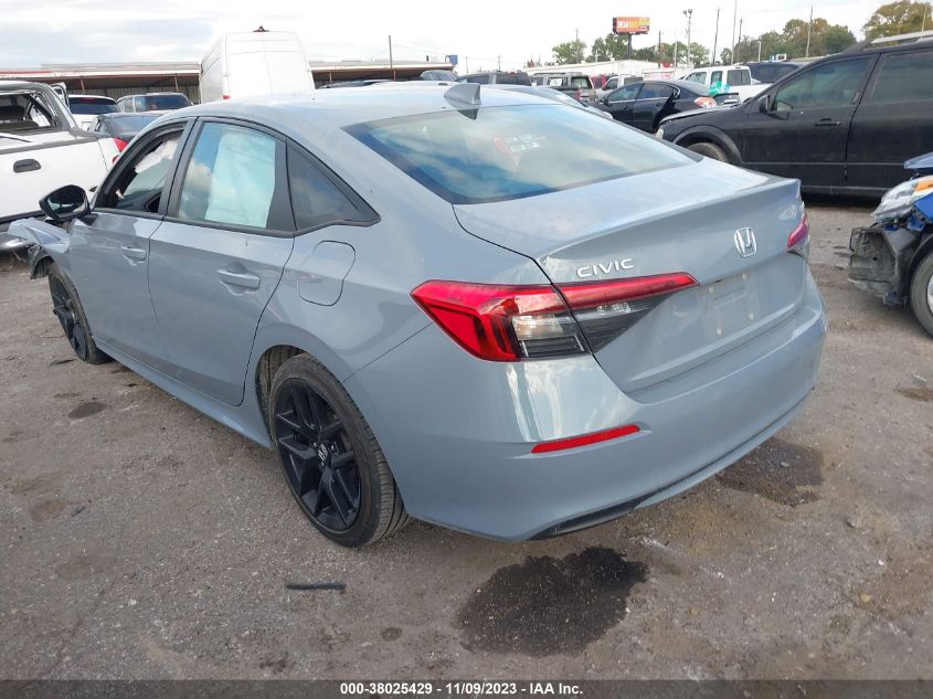 2022 HONDA CIVIC SPORT - 2HGFE2F57NH529699