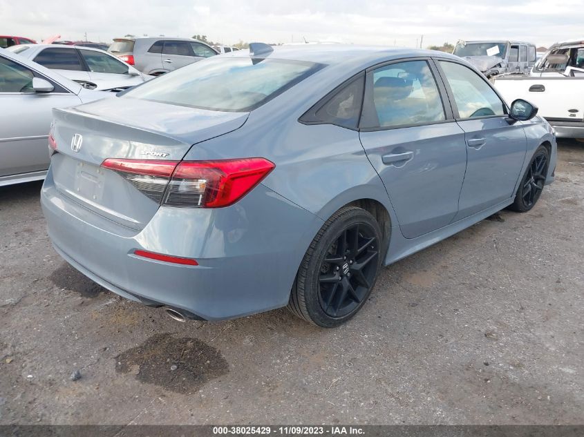 2022 HONDA CIVIC SPORT - 2HGFE2F57NH529699