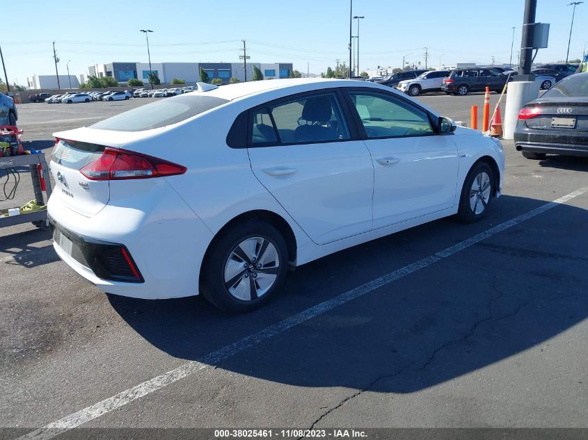 2018 HYUNDAI IONIQ HYBRID BLUE - KMHC65LC6JU065889