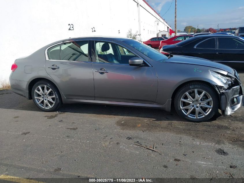 2013 INFINITI G37X - JN1CV6AR0DM750272